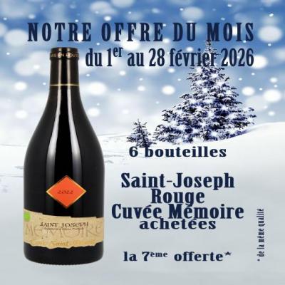 Visuel actualité In february the 7th free ! Cave Saint Désirat