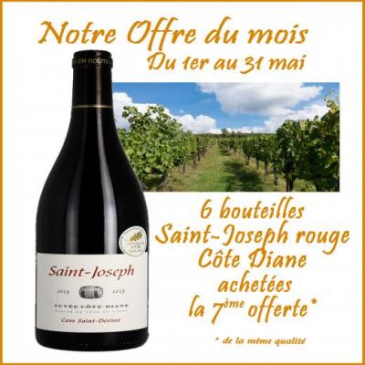 Visuel actualité In May the 7th free ! Cave Saint Désirat
