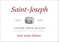 Visuel étiquette SAINT JOSEPH ROUGE CUVEE COTE DIANE Cave Saint Désirat