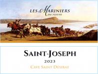 Visuel étiquette SAINT JOSEPH ROUGE LES MARINIERS DU FLEUVE Cave Saint Désirat