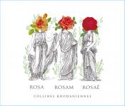 Visuel étiquette IGP DES COLLINES RHODANIENNES ROSE (Rosa, Rosam, Rosae) Cave Saint Désirat
