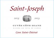 Visuel étiquette SAINT JOSEPH ROUGE CUVEE COTE DIANE Cave Saint Désirat