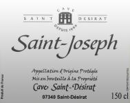 Visuel étiquette MAGNUM SAINT JOSEPH ROUGE ETAIN Cave Saint Désirat
