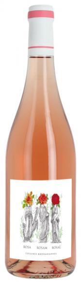 Visual bottle IGP of the Rhône Hills ROSÉ (Rosa, Rosam, Rosae) Saint Désirat Cellar