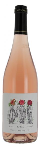 Visuel bouteille IGP DES COLLINES RHODANIENNES ROSE (Rosa, Rosam, Rosae) Cave Saint Désirat